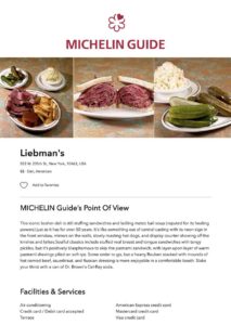 Michelin review
